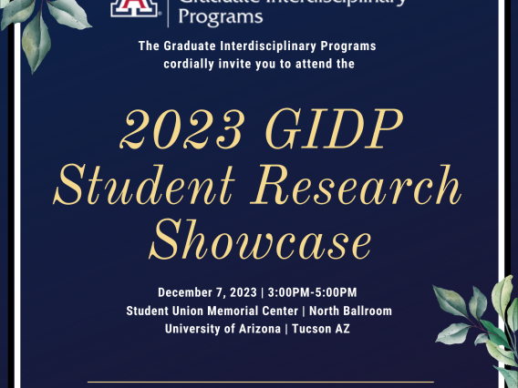 2023 GIDP Student Research Showcase Invitation