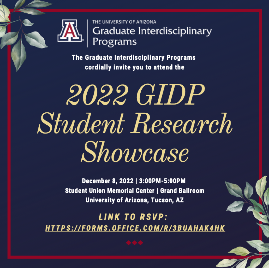 Fall 2022 GIDP Student Research Showcase